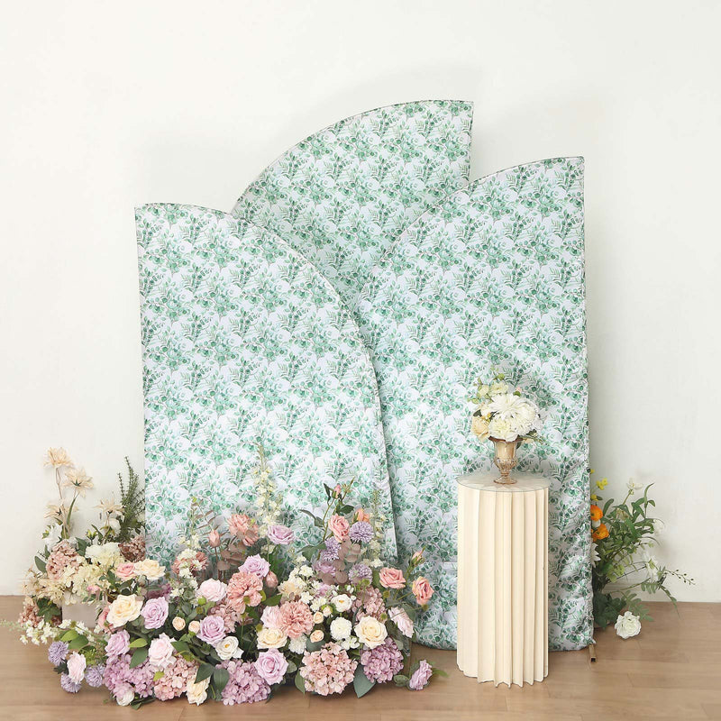 3 Satin Chiara Backdrop Stand Covers