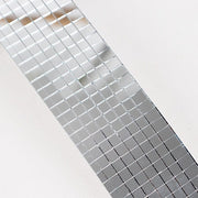 3 Self-Adhesive Glass Mirrors Mosaic Tiles - Silver DIA_GLAS01_SILV