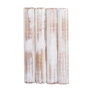 3 Semicircle 3 Tier Wooden Cupcake Pedestals Dessert Display Stands - Whitewashed CAKE_WOD010_SET_WHT