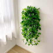 3 Silk Pothos Artificial Hanging Plants - Green ARTI_GRN_19_01