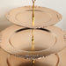 3-Tier 13" Round Plastic Cupcake Stand with Top Handle