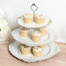 3-Tier 13" Round Plastic Cupcake Stand with Top Handle