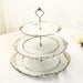 3-Tier 13" Round Plastic Cupcake Stand with Top Handle
