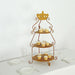 3 Tier 32" Round Metal Cake Stand with Crown Top - Gold CAKE_STND_CROWN01_GOLD