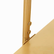 3-Tier 6.5 ft Metal Arch Cupcake Dessert Display Stand - Gold CAKE_STND_OVAL01_78_GOLD