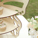 3-Tier Butterfly Wooden Cupcake Stand - Natural CAKE_WODBUT_24_NAT