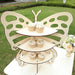 3-Tier Butterfly Wooden Cupcake Stand - Natural CAKE_WODBUT_24_NAT