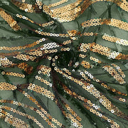 3 Wave Mesh Chiara Backdrop Stand Covers with Embroidered Sequins