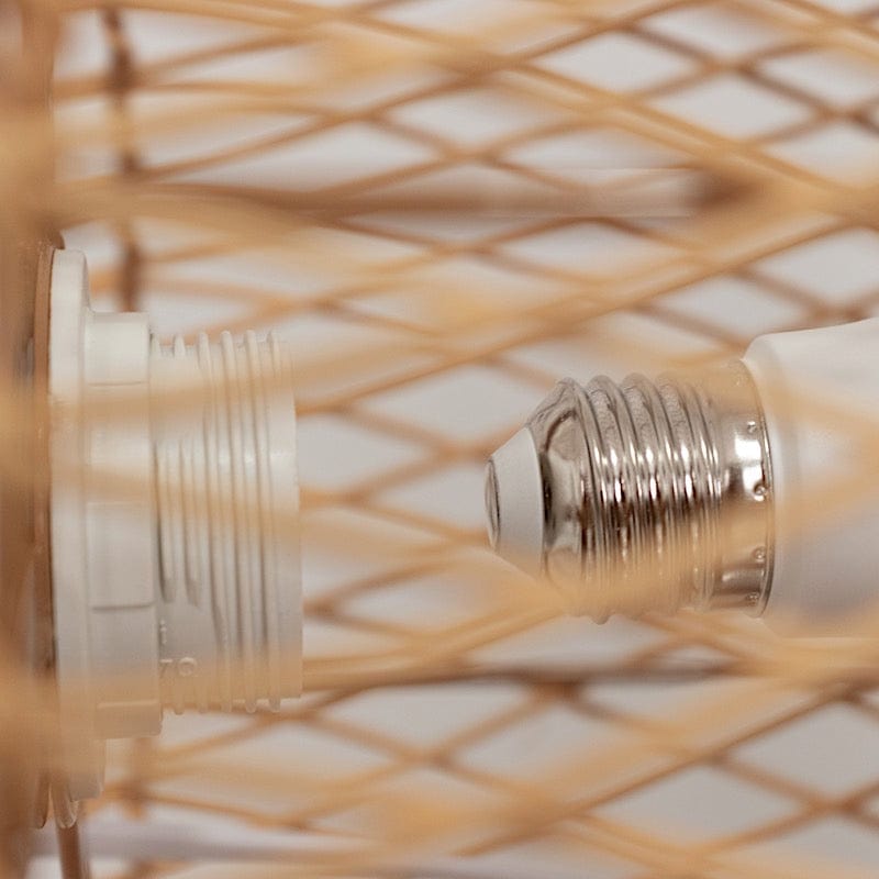 3 Woven Rattan Wicker Display Stands Floor Lamp Shades - Natural PROP_BOX_WAV02_SET3_NAT