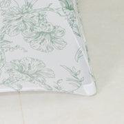 30" French Toile Spandex Cocktail Table Cover Round Fitted Tablecloth