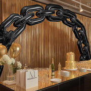 30 Metallic 24" Chain Foil Balloons 44 ft Balloon Garland