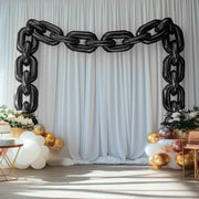 30 Metallic 24" Chain Foil Balloons 44 ft Balloon Garland