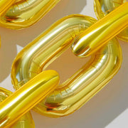30 Metallic 24" Chain Foil Balloons 44 ft Balloon Garland