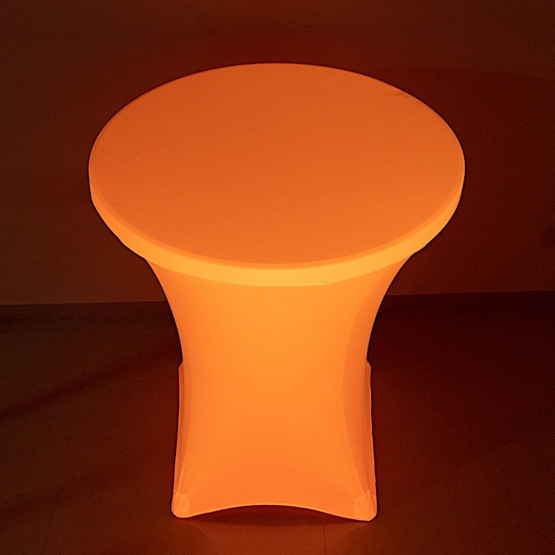 30" Neon Cocktail Table Cover Round Spandex Tablecloth