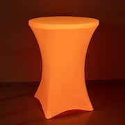 30" Neon Cocktail Table Cover Round Spandex Tablecloth