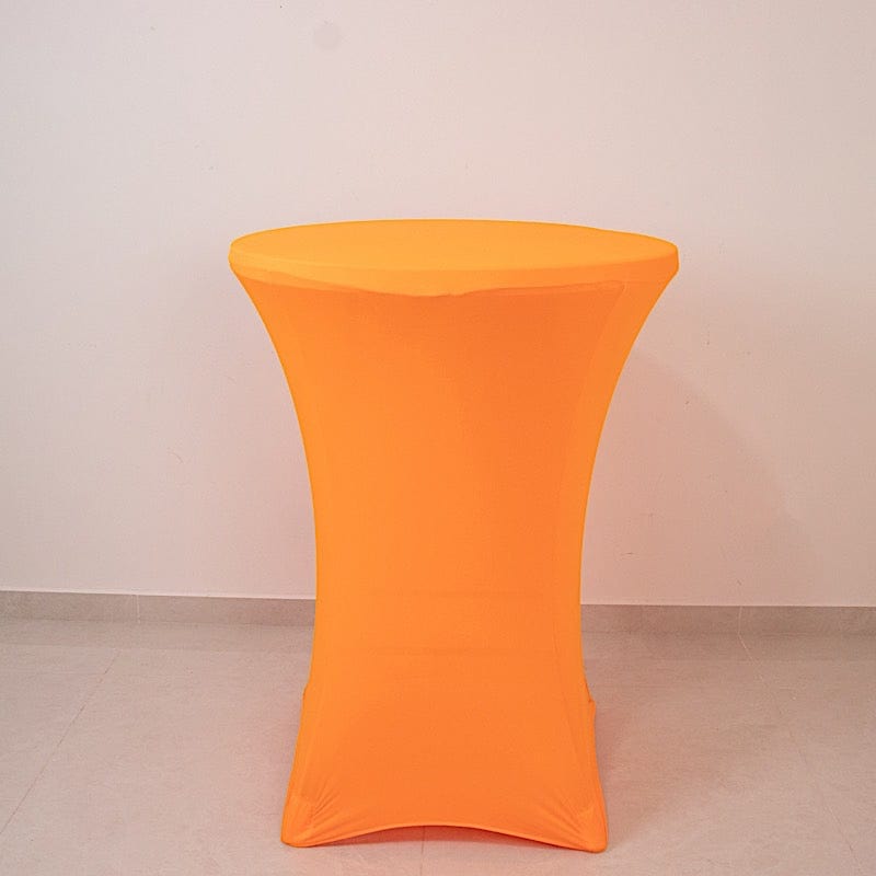 30" Neon Cocktail Table Cover Round Spandex Tablecloth