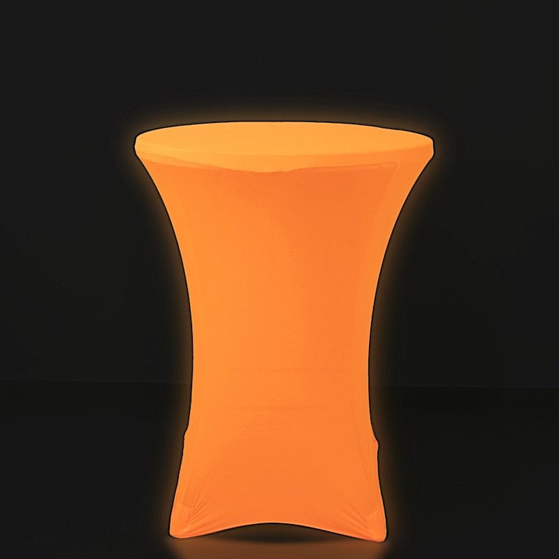 30" Neon Cocktail Table Cover Round Spandex Tablecloth