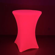 30" Neon Cocktail Table Cover Round Spandex Tablecloth