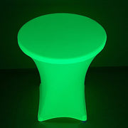 30" Neon Cocktail Table Cover Round Spandex Tablecloth