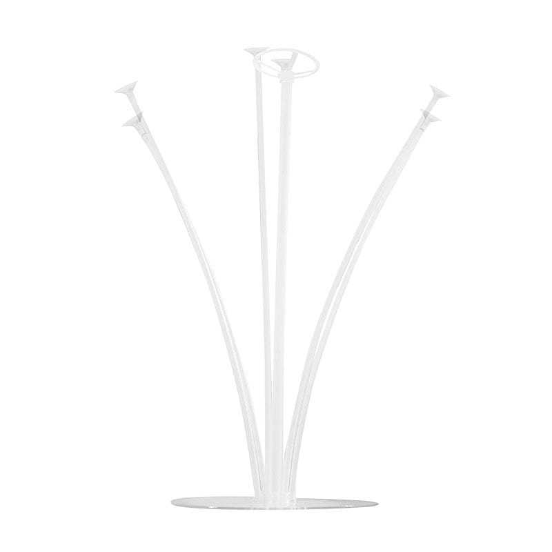 30" tall Balloon Sticks Column Round Stand Holders - Clear BLOON_STAND05_28