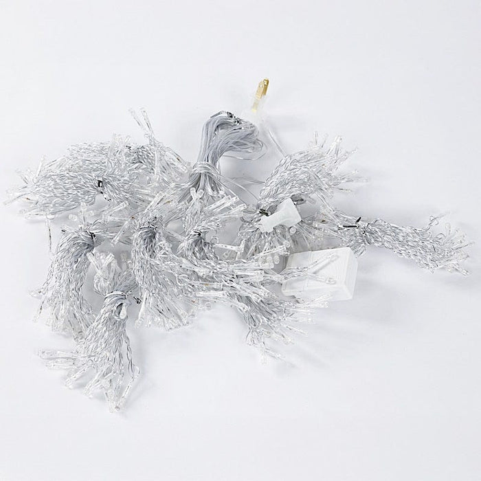 300 LED Icicle Curtain Fairy String Lights - Blue LEDSTR03_10X10_BLUE