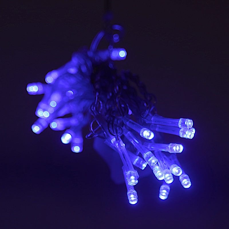 300 LED Icicle Curtain Fairy String Lights - Blue LEDSTR03_10X10_BLUE