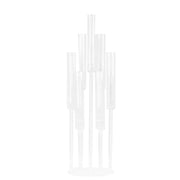 33" Round 7 Arm Acrylic Cluster Taper Candle Holder Candelabra - Clear CHDLR_CAND_030PLR_7_CLR