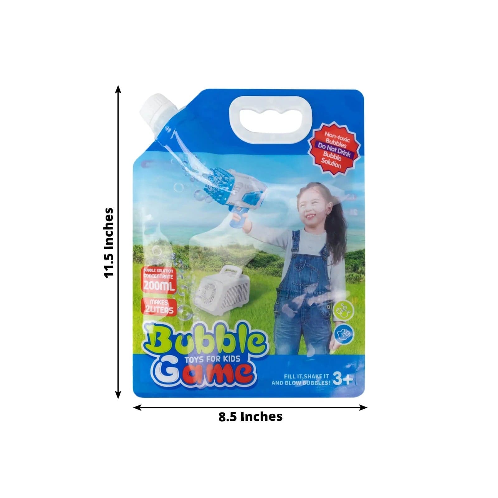 34 oz Bubble Liquid Concentrated Solution BUBB_REFILL_200ML
