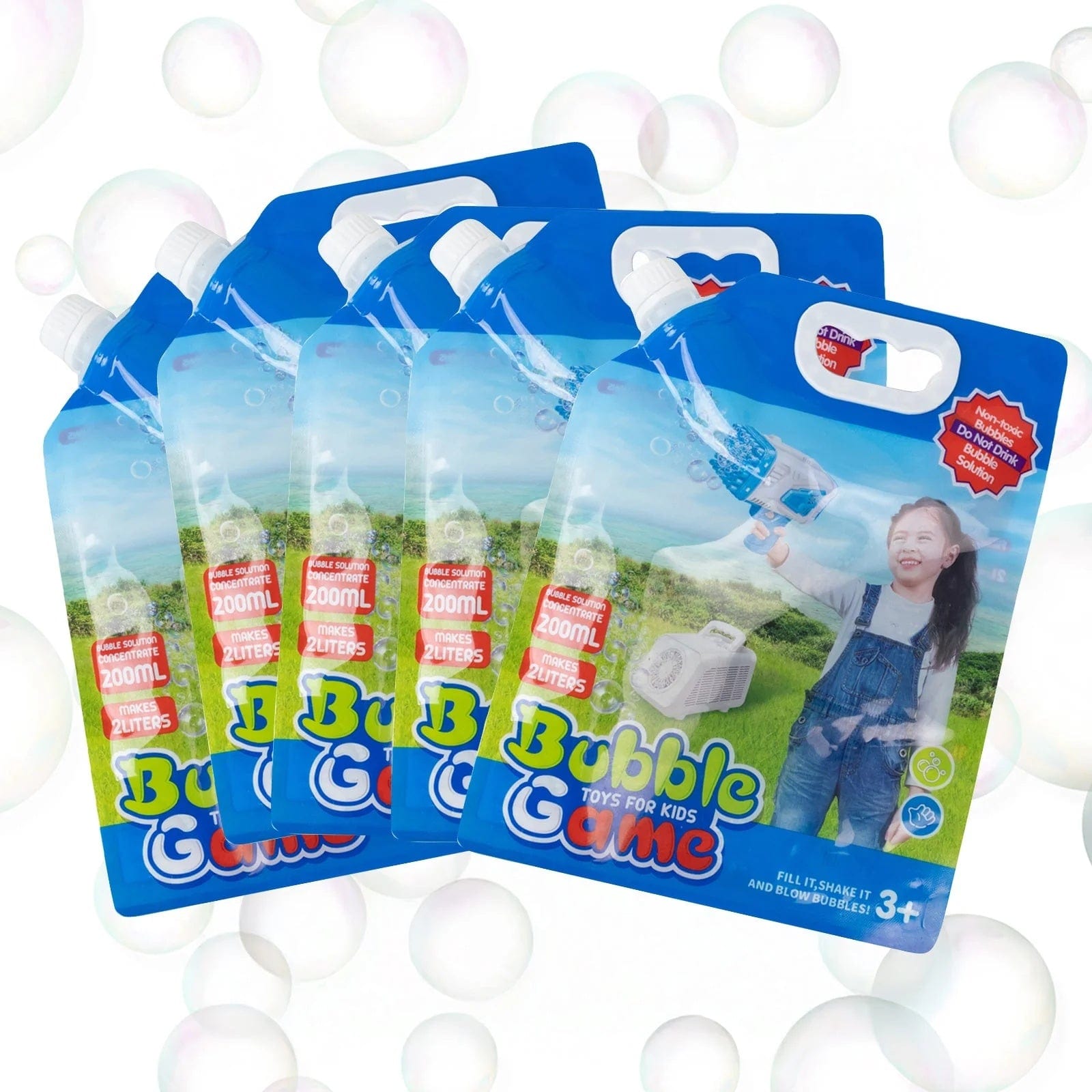 34 oz Bubble Liquid Concentrated Solution BUBB_REFILL_200ML
