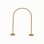 35" Metal Floral Chiara Arch Table Centerpiece with Rounded Top - Gold WOD_HOPMET06_36_GOLD