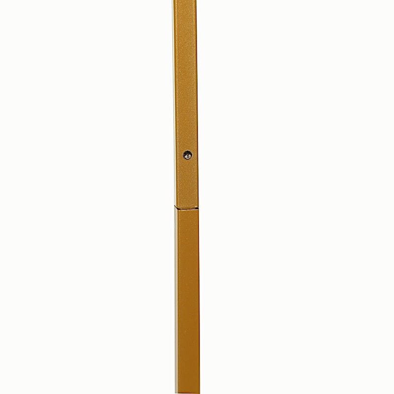 35" Metal Floral Chiara Arch Table Centerpiece with Rounded Top - Gold WOD_HOPMET06_36_GOLD