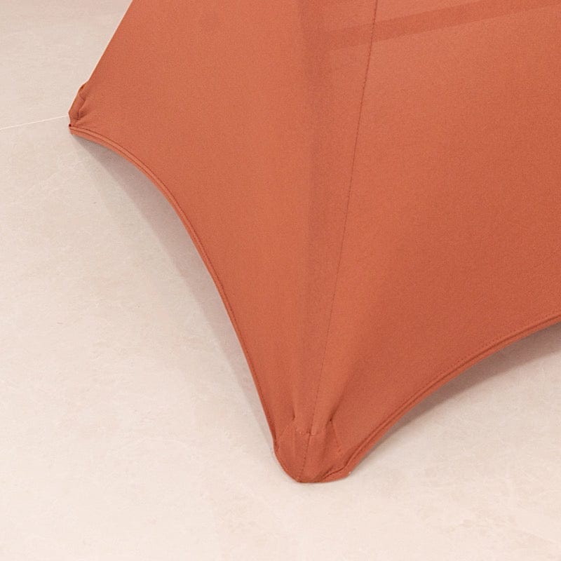 36" Elegant Spandex Cocktail Table Cover High Top Style