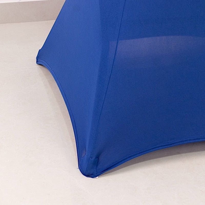 36" Elegant Spandex Cocktail Table Cover High Top Style