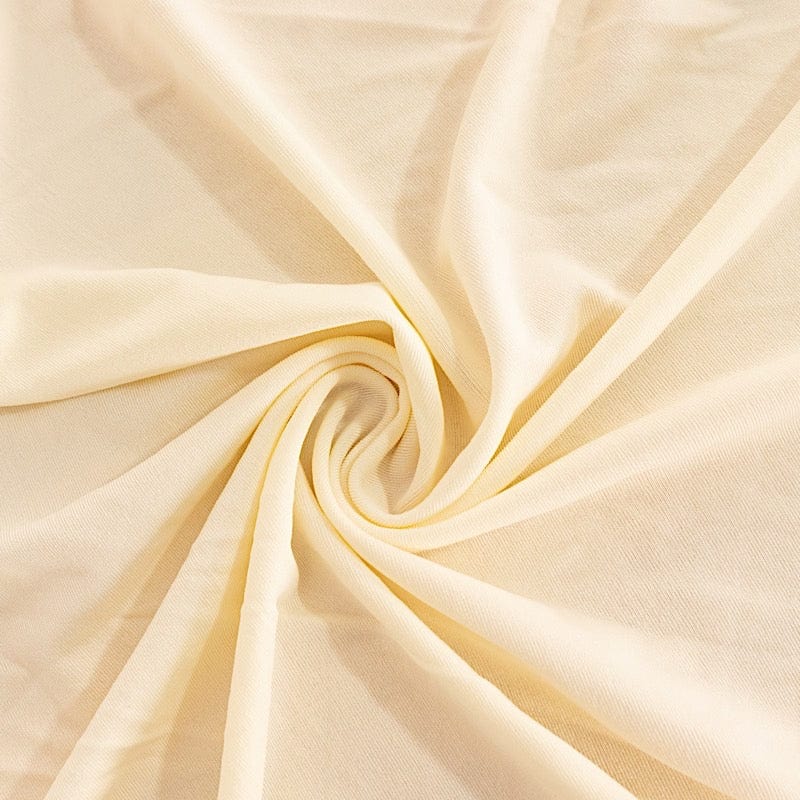 36" Elegant Spandex Cocktail Table Cover High Top Style