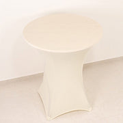 36" Elegant Spandex Cocktail Table Cover High Top Style