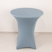 36" Elegant Spandex Cocktail Table Cover High Top Style