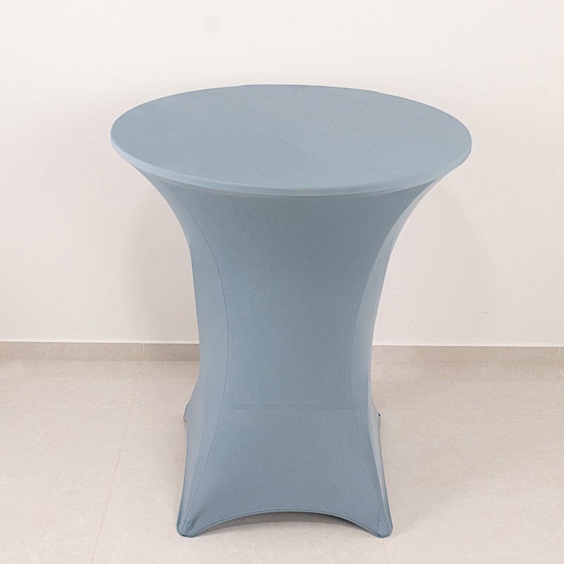36" Elegant Spandex Cocktail Table Cover High Top Style