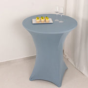 36" Elegant Spandex Cocktail Table Cover High Top Style