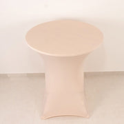 36" Elegant Spandex Cocktail Table Cover High Top Style