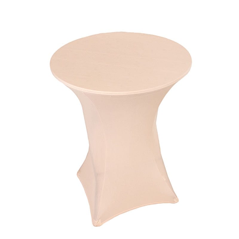 36" Elegant Spandex Cocktail Table Cover High Top Style TAB_COCK_36_046