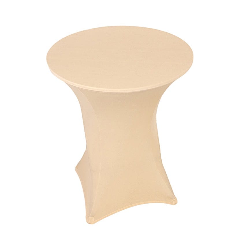 36" Elegant Spandex Cocktail Table Cover High Top Style TAB_COCK_36_081