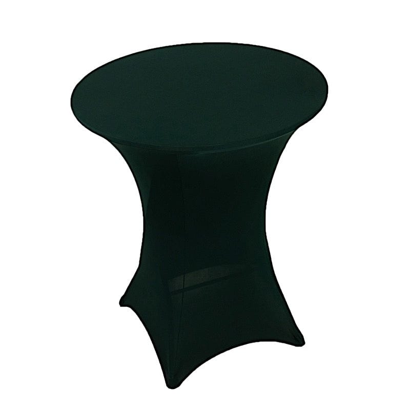 36" Elegant Spandex Cocktail Table Cover High Top Style TAB_COCK_36_HUNT