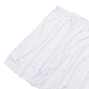 36"x 20 ft  Portable Wrinkle-Free Shirred Pleated Stag Table Skirt