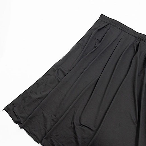 36"x 20 ft  Portable Wrinkle-Free Shirred Pleated Stag Table Skirt SKT_SCUBA_STG_3620_BLK