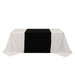36" x 72" Premium Polyester Table Runner RUN_PRM_3672_BLK