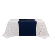 36" x 72" Premium Scuba Polyester Table Runner RUN_SCUBA_3672_NAVY