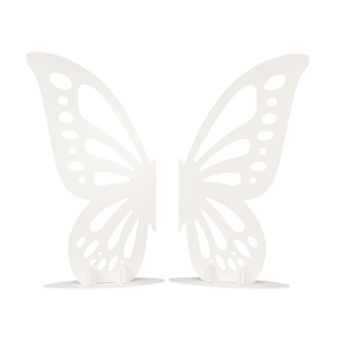 4.5 ft x 3.5 ft Wooden Butterfly Wings Backdrop Stand - White BKDP_BUT_WOD_4_WHT