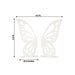 4.5 ft x 3.5 ft Wooden Butterfly Wings Backdrop Stand - White BKDP_BUT_WOD_4_WHT
