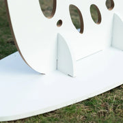 4.5 ft x 3.5 ft Wooden Butterfly Wings Backdrop Stand - White BKDP_BUT_WOD_4_WHT