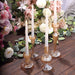 4 Assorted Glass Taper Votive Candle Holders - Gold CAND_HOLD_TP008_GOLD